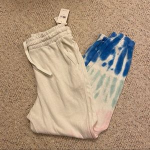 Splendid Tie Dye Drawstring Sweatpants